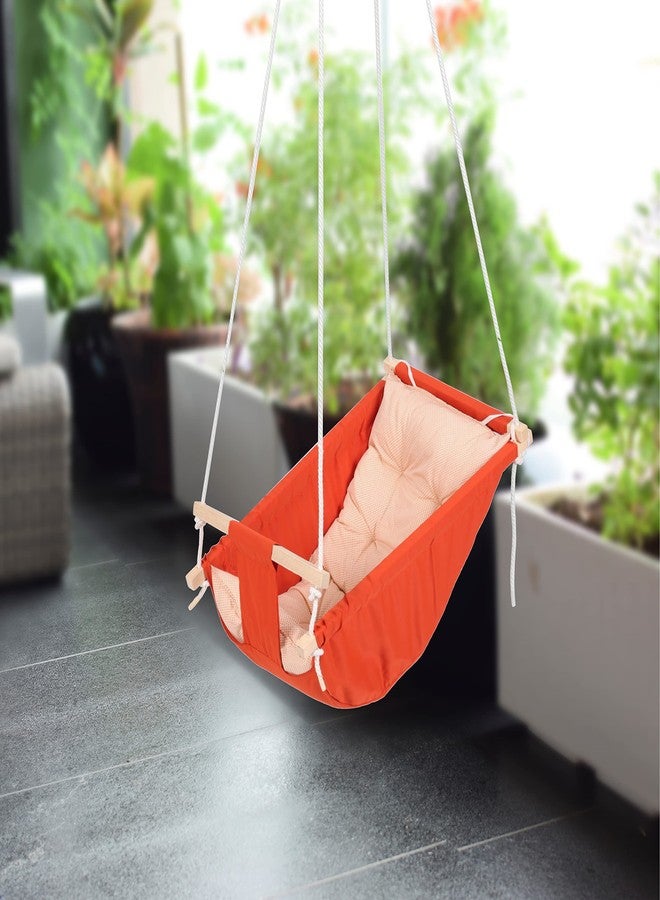 BOFFLE أرجوحة بوفل للأطفال الرضع والصغار، كرسي نوم معلق للأطفال حديثي الولادة للاستخدام الداخلي والخارجي، كرسي خشبي معلق للأطفال حتى عمر سنتين - Image 3